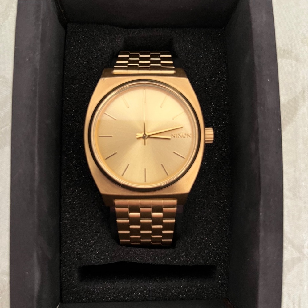 Nixon Time Teller- Gold